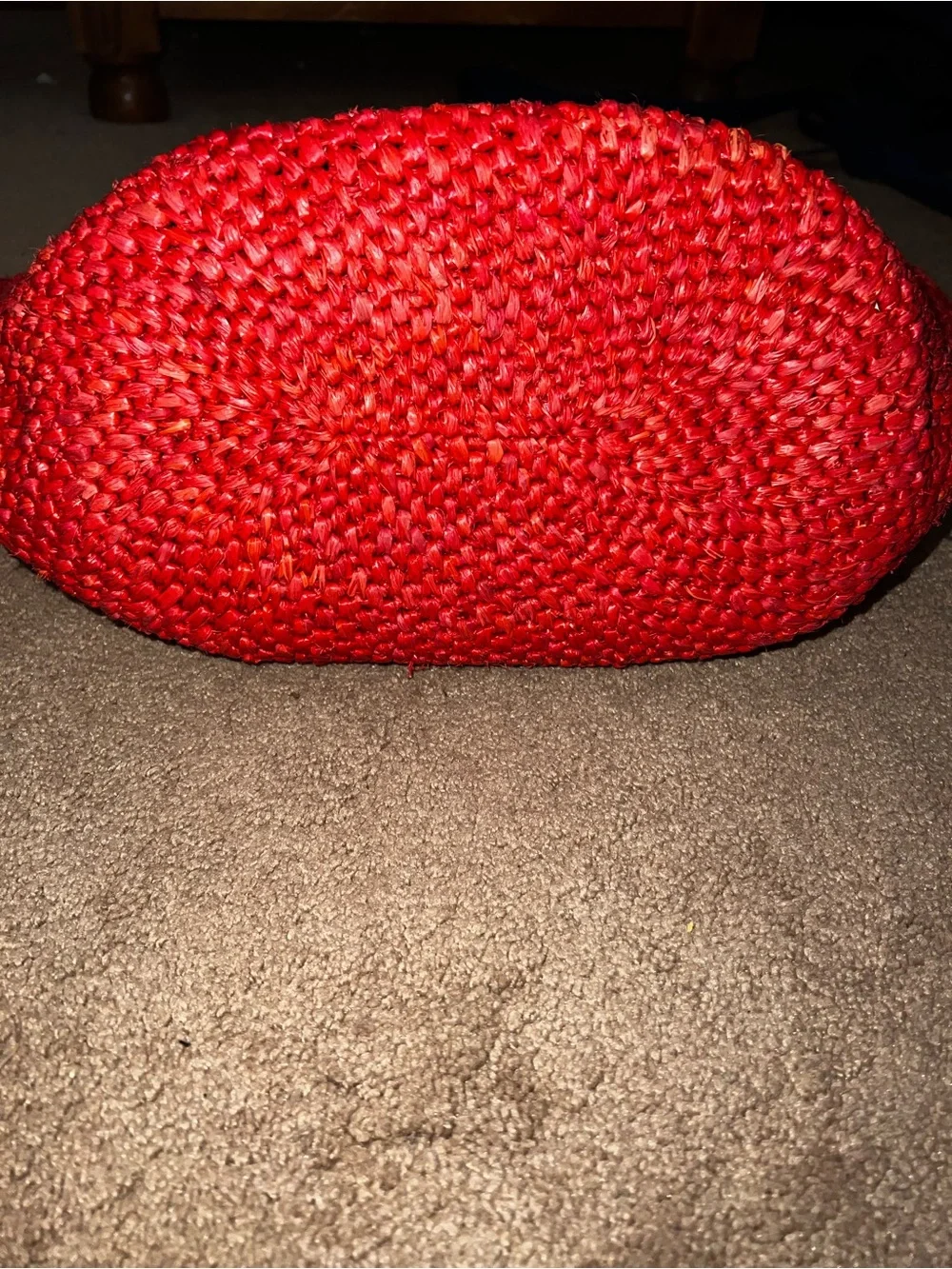 kate spade Red Woven Bow Shoulder Bag